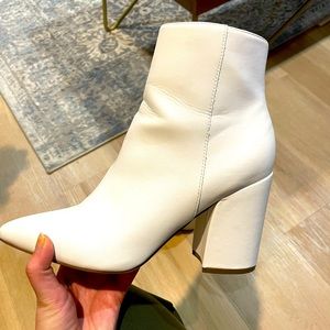 Madden Girl white boots